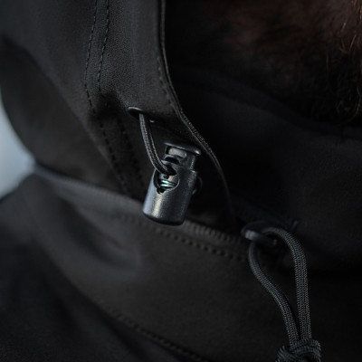 M-Tac Soft Shell jope tuule- ja veekindel, fliisvoodriga, Must
