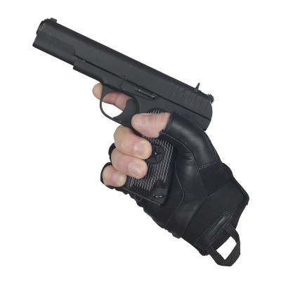 M-Tac Assault Tactical Mk.4 sõrmedeta taktikalised kindad, Must