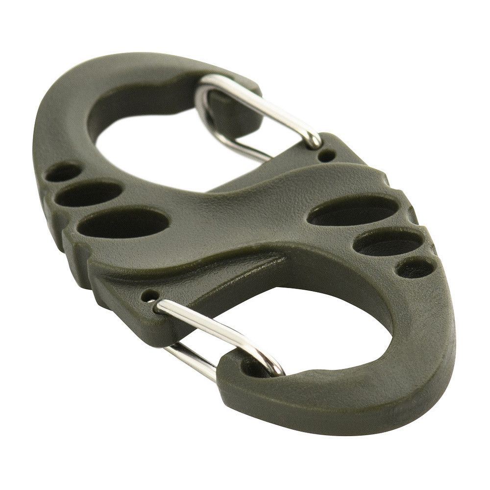 M-Tac plastist S-kujuline topeltkarabiin, Olive