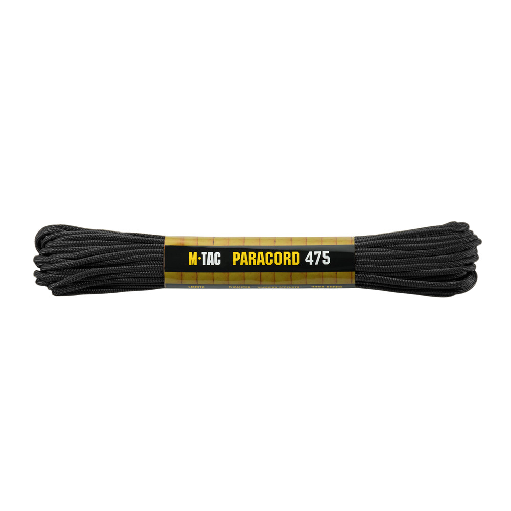 M-Tac Paracord 475 15 m – paracord-nöör, Must