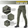 M-Tac Conquistador Flex taktikalised püksid, Teflon, Army Olive