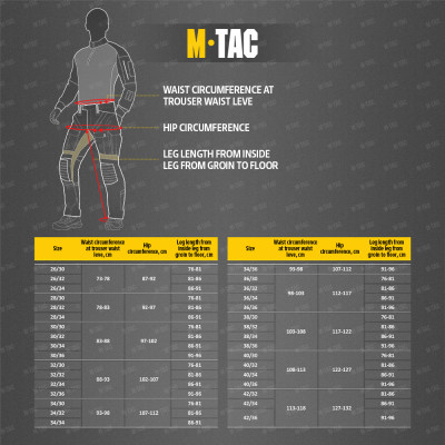 M-Tac Conquistador Flex taktikalised püksid, Teflon — 9/9