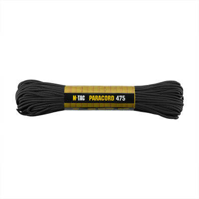 M-Tac Paracord 475 30 m – paracord-nöör, Must