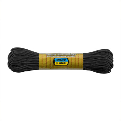 M-Tac Paracord 475 30 m – paracord-nöör, Must