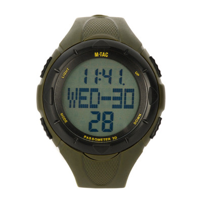 M-Tac Tactical Watch with Pedometer – käekell, Olive
