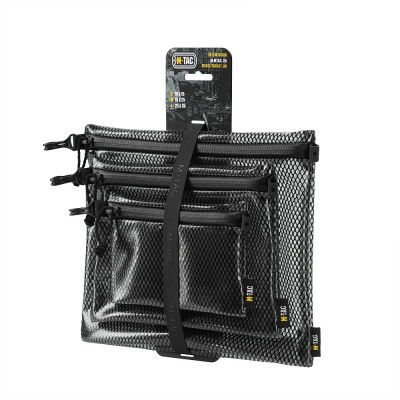 M-Tac Zip Pocket Organizer Set Elite – korraldajate komplekt, Must