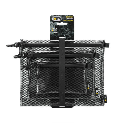 M-Tac Zip Pocket Organizer Set Elite – korraldajate komplekt, Must