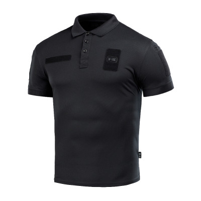 M-Tac Elite Tactical Coolmax polosärk, Must