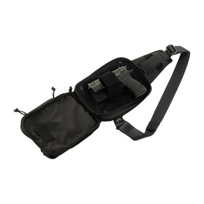 M-Tac Sling Pistol Bag Elite Hex – õlakott, Must