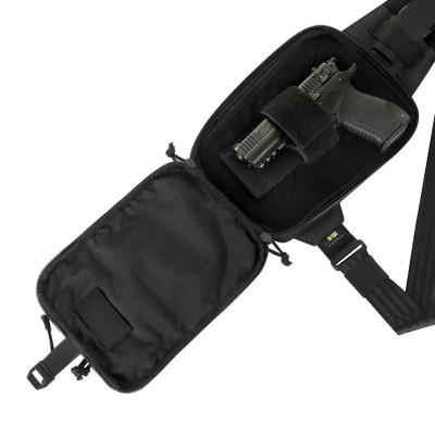 M-Tac Sling Pistol Bag Elite Hex with Velcro Closure – õlakott, Must
