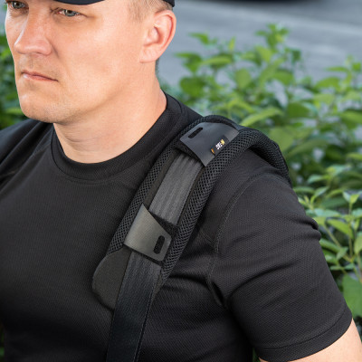 M-Tac Damper on the Shoulder Strap 50 mm Elite – õlarihma polster, Must