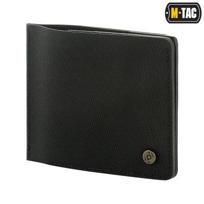 M-Tac Wallet Slim Elite Gen.II – kompaktne rahakott, Must