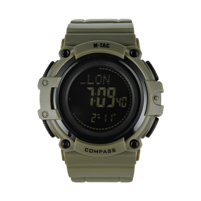 M-Tac Watch Tactical Compass 2233 – kompassiga käekell, Ranger Green