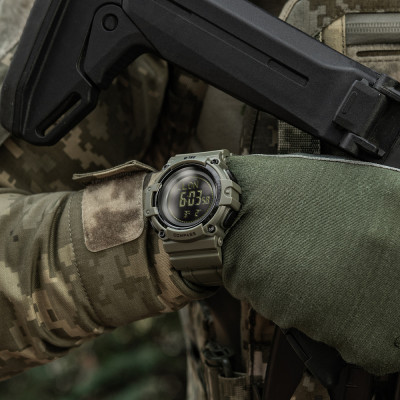 M-Tac Watch Tactical Compass 2233 – kompassiga käekell, Ranger Green
