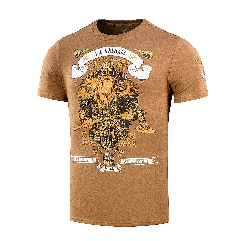 M-Tac Viking T-särk "Til Valhall", puuvill 93%, Coyote