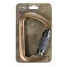 M-Tac Carabiner 10 cm with Bayonet Lock Keylock – karabiin, Khaki