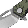 M-Tac Folding Knife Type 12 Scandinavian Stonewash – kokkupandav nuga, Olive/Black