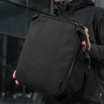 M-Tac Tablet Bag Laser Cut Hex – kott, Must