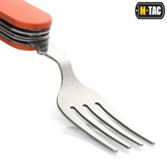 M-Tac Folding Two-piece Cutlery Set Sulankstomas dviejų dalių įrankių rinkinys