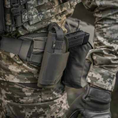 M-Tac Universal Tactical Holster Elite 500D, vasakukäeline, Ranger Green