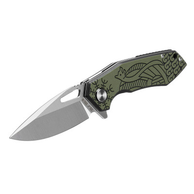 M-Tac Folding Knife Type 12 Scandinavian – kokkupandav nuga, Olive/Black