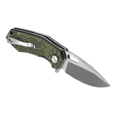 M-Tac Folding Knife Type 12 Scandinavian – kokkupandav nuga, Olive/Black