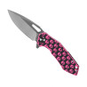 M-Tac Folding Knife Type 12 Skull – kokkupandav nuga, Black/Pink/Steel
