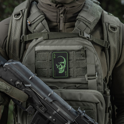 M-Tac Face of War moraalimärk Cordura 500D, 8,5×5,2 cm, Olive