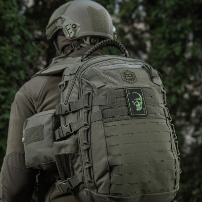 M-Tac Face of War moraalimärk Cordura 500D, 8,5×5,2 cm, Olive