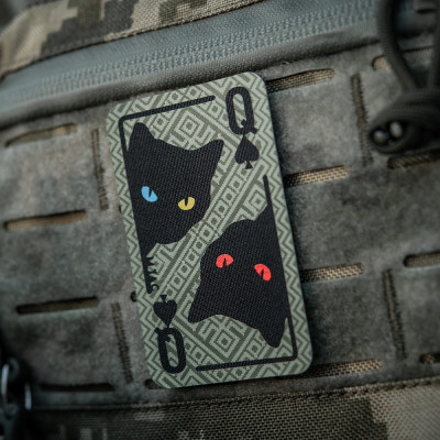 M-Tac Queen of Spades moraalimärk – Cordura 500D, 8×5 cm