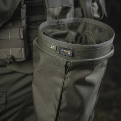 M-Tac Magazine Dump Pouch Cordura 500D tühjade salvede kott, Ranger Green