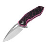 M-Tac Folding Knife Type 12 Spider Web – kokkupandav nuga, Black/Pink/Steel