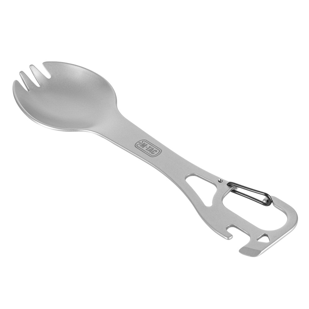 M-Tac roostevabast terasest spork 14,8 cm karabiiniga