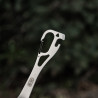 M-Tac roostevabast terasest spork 14,8 cm karabiiniga — 8/10