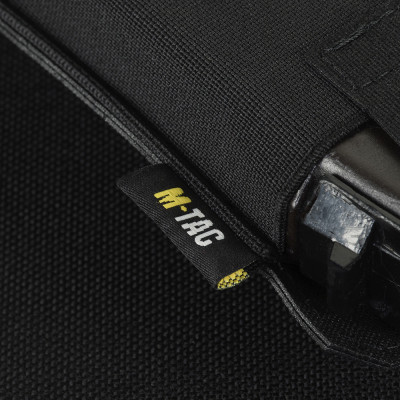 M-Tac Pouch Elastic Triple Magazine Elite Laser Cut – salvetasku, Must