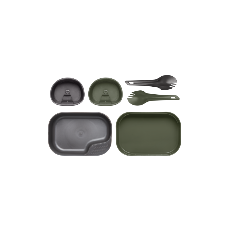 Wildo® CAMP-A-BOX® DUO Light Švediškas indų komplektas Dviems