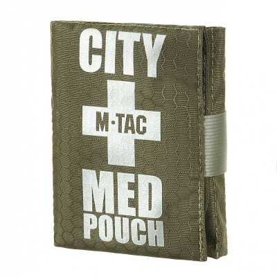 M-Tac City Med Pouch kompaktne esmaabikott, Ranger Green