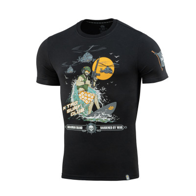 M-Tac T-särk Surf Club 93 % puuvill, Must