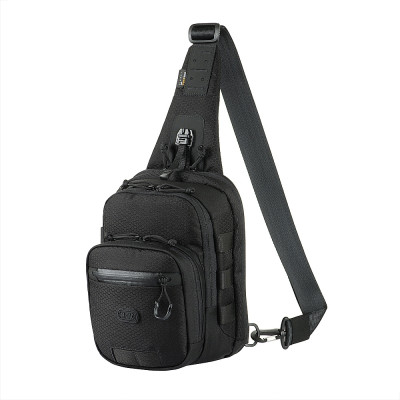 M-Tac Cross Bag Slim Elite Hex – õlakott, Must