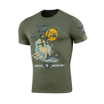 M-Tac T-särk Surf Club 93 % puuvill, Light Olive