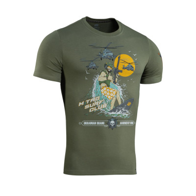 M-Tac T-särk Surf Club 93 % puuvill, Light Olive