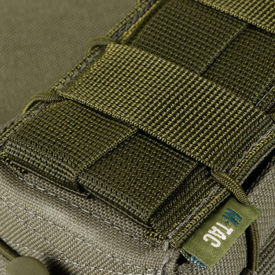 M-Tac topelt salvestihoider Cordura 500D, AK/AR, MOLLE, Ranger Green