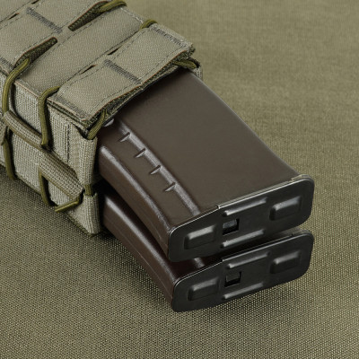 M-Tac topelt salvestihoider Cordura 500D, AK/AR, MOLLE, Ranger Green