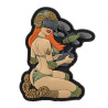 M-Tac PVC embleem „Delivery Service" Pin-Up 8,5 × 6 cm, Oranž