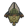 M-Tac PVC embleem „Odin" 9 × 7,5 cm, takjakinnitusega, Olive
