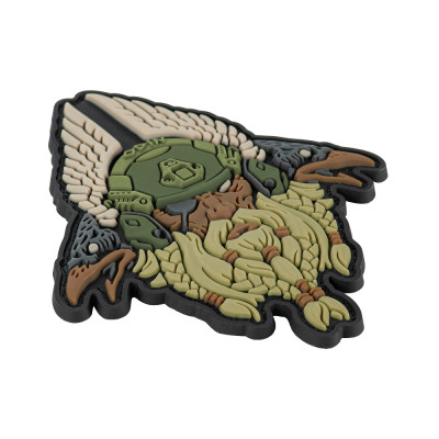 M-Tac PVC embleem „Odin" 9 × 7,5 cm, takjakinnitusega, Olive