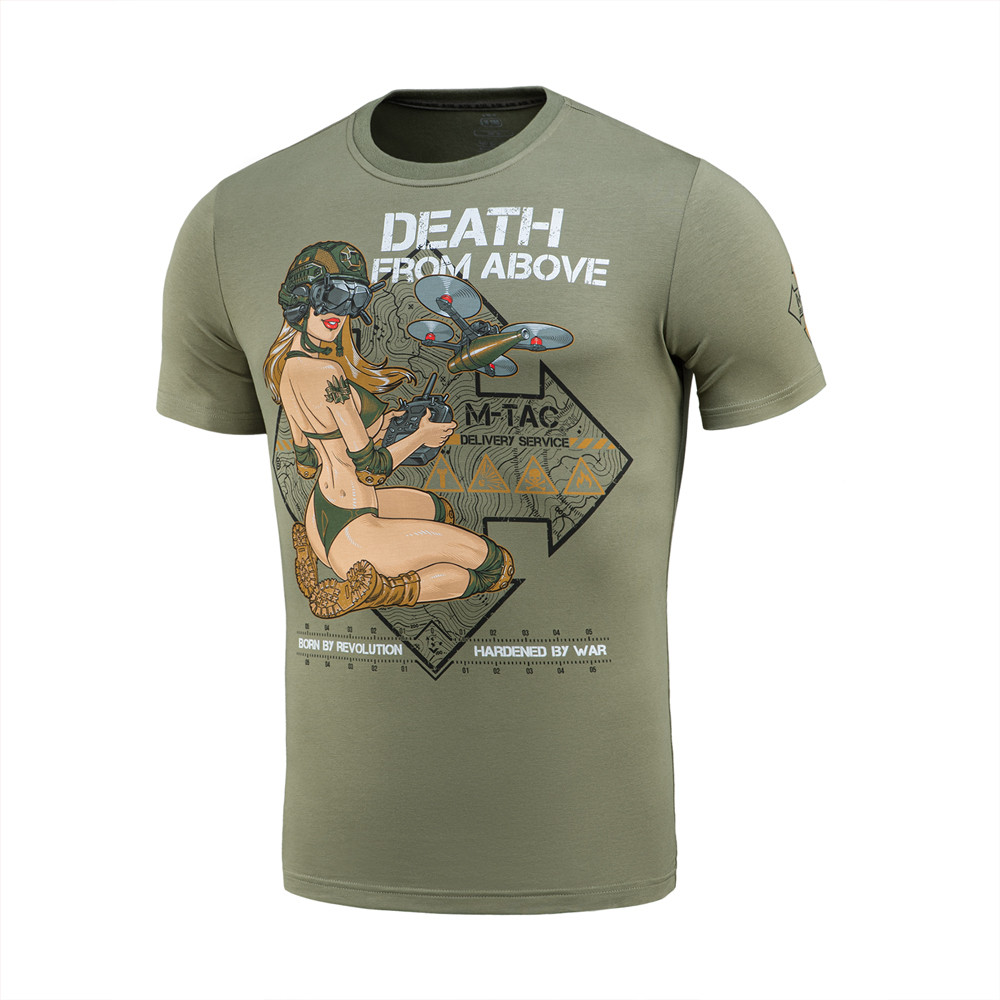 M-Tac särk „Delivery Service" Pin-Up 93 % puuvill, Light Olive
