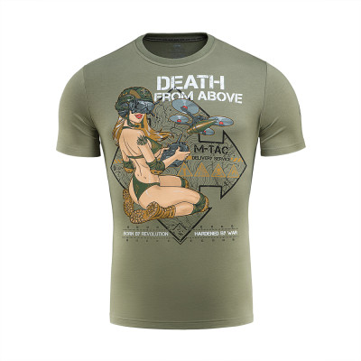 M-Tac särk „Delivery Service" Pin-Up 93 % puuvill, Light Olive