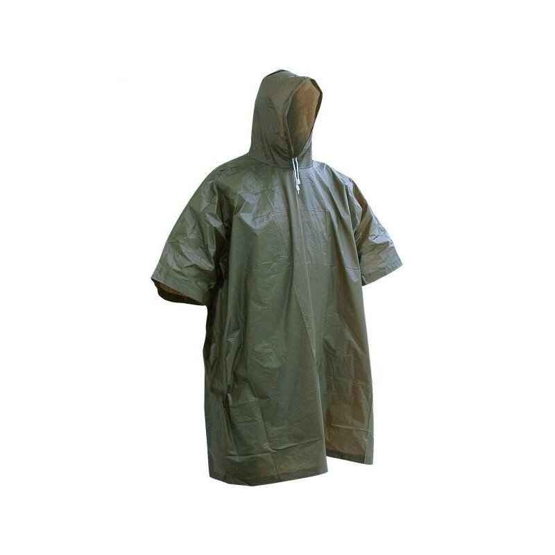 Mil-Tec Od Wet Weather Poncho Vinyl - Apsiaustas/palapinsiaustė vinilo. Vienkartinio naudojimo