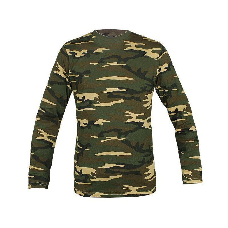 Mil-Tec Woodland Long Sleeve Shirt Marškinėliai ilgomis rankovėmis